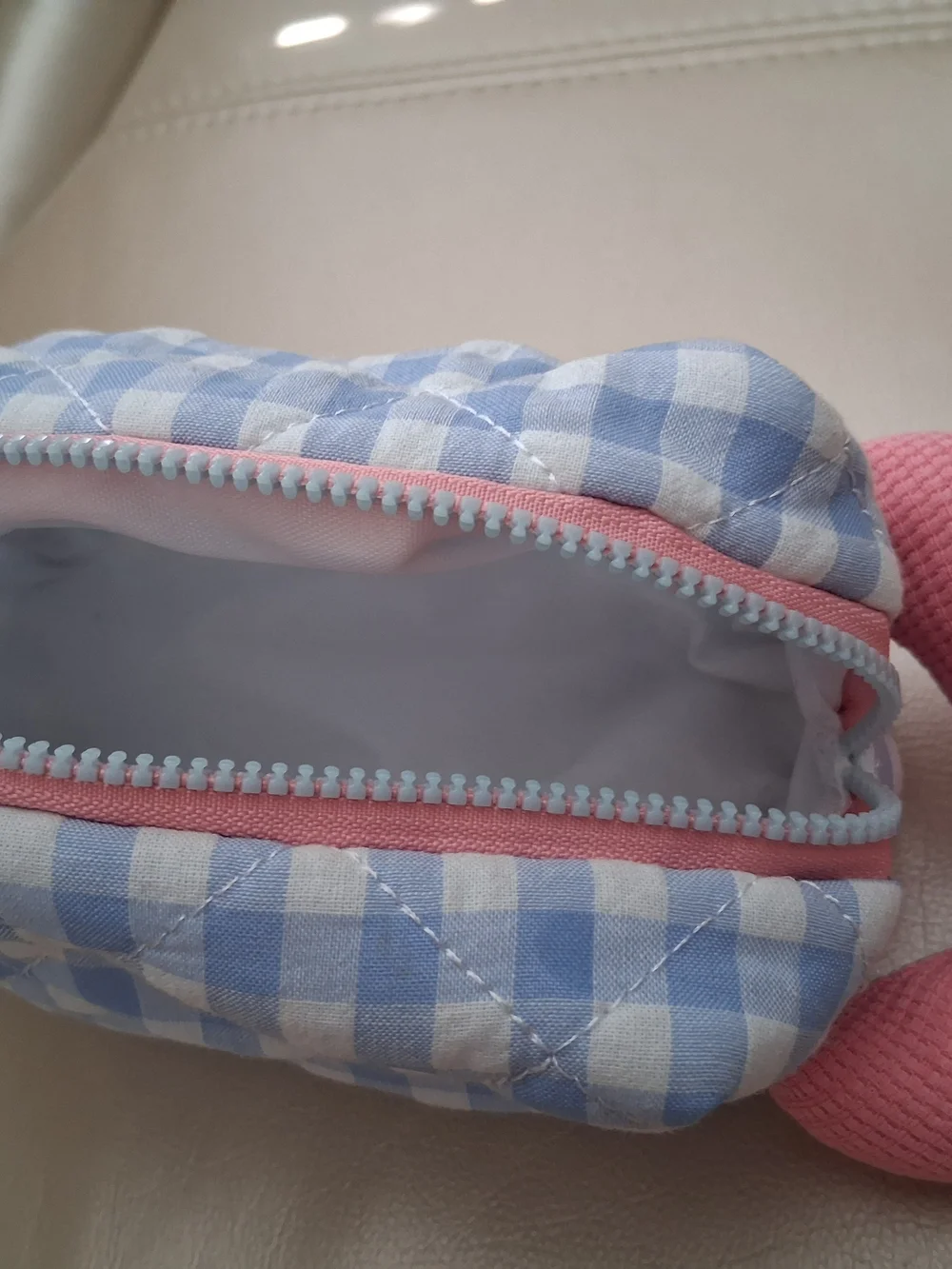 Pink & Blue Cosmetics Bag